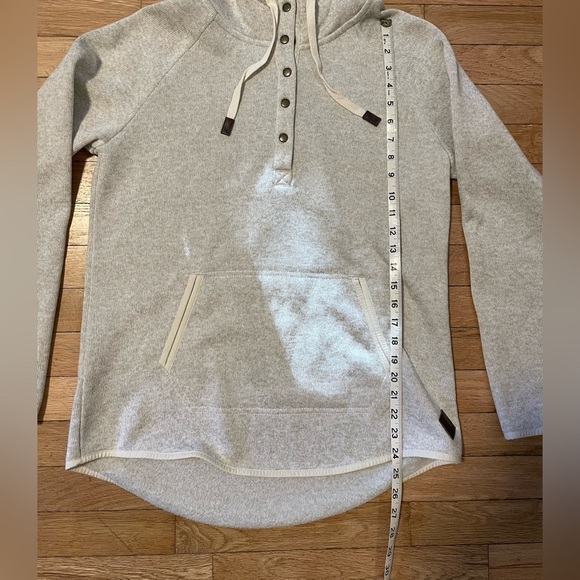 Eddie Bauer Cozy Cream Women's Hooded Sweater L - Picture 8 of 8